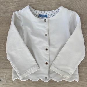 Jacadi Paris | 36M | scalloped base cardigan